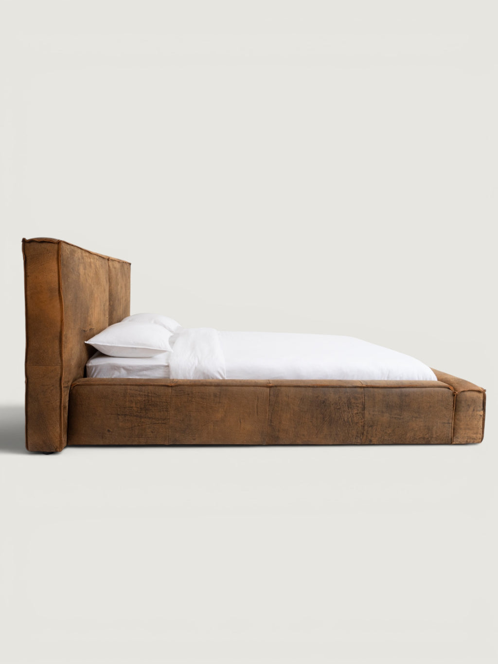 Geneva Leather Bed