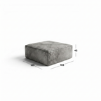 Harvest Leather Ottoman