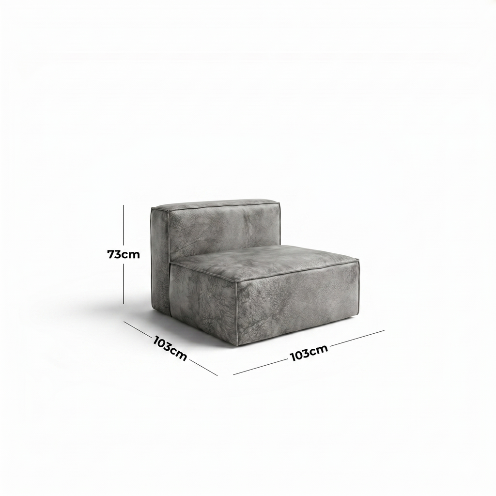 Harvest Single Leather Seat