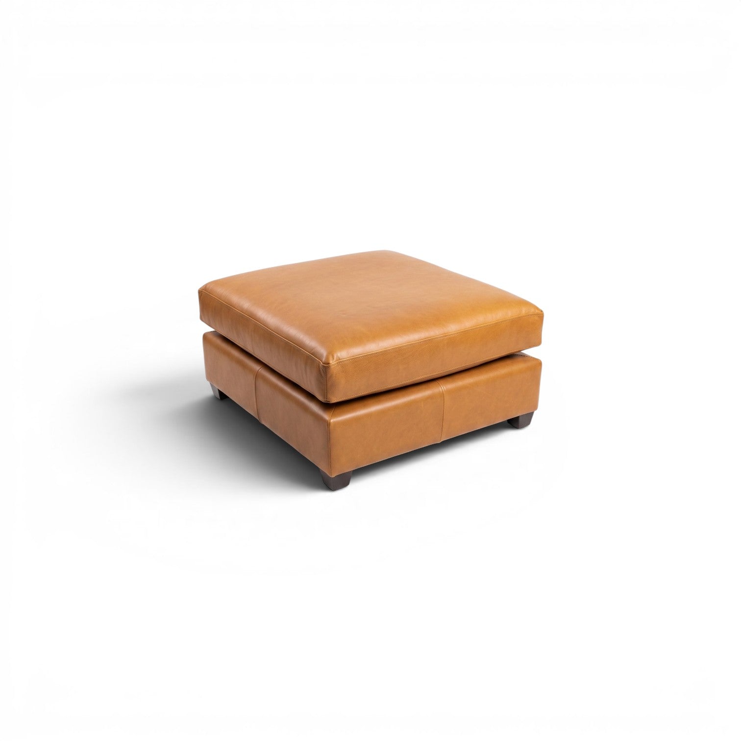 Zuri Leather Ottoman