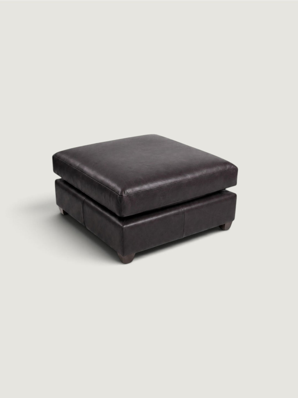 Zuri Leather Ottoman