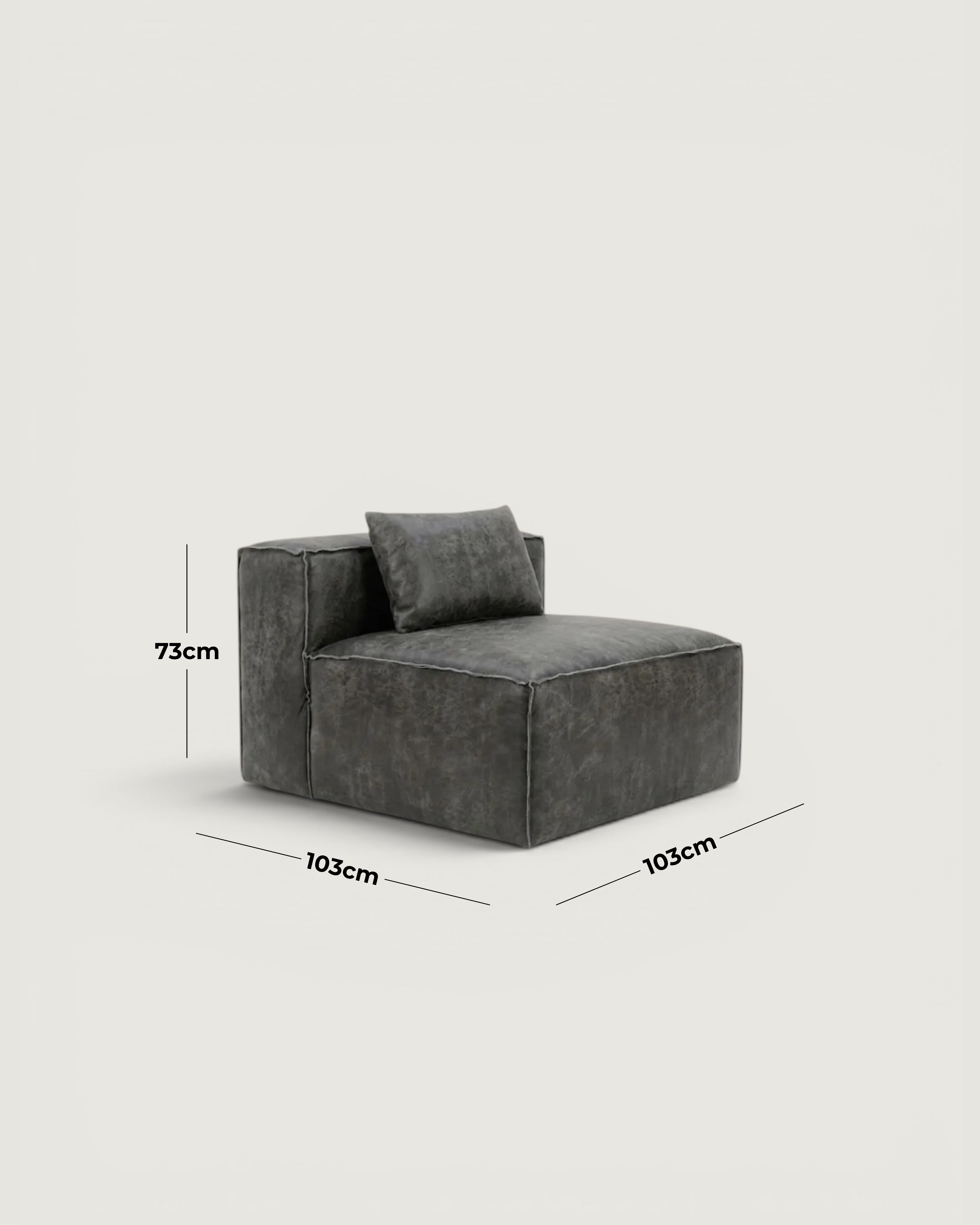 Harvest Single Modular Couch Seat