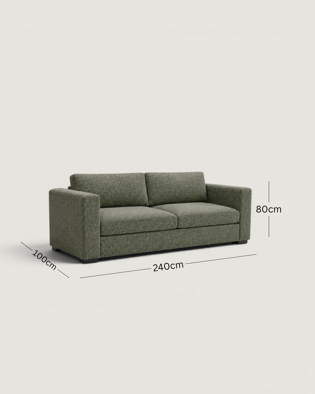Zuri 4 Seater Fabric