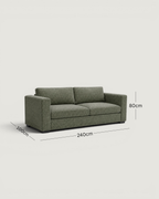 Zuri 4 Seater Fabric