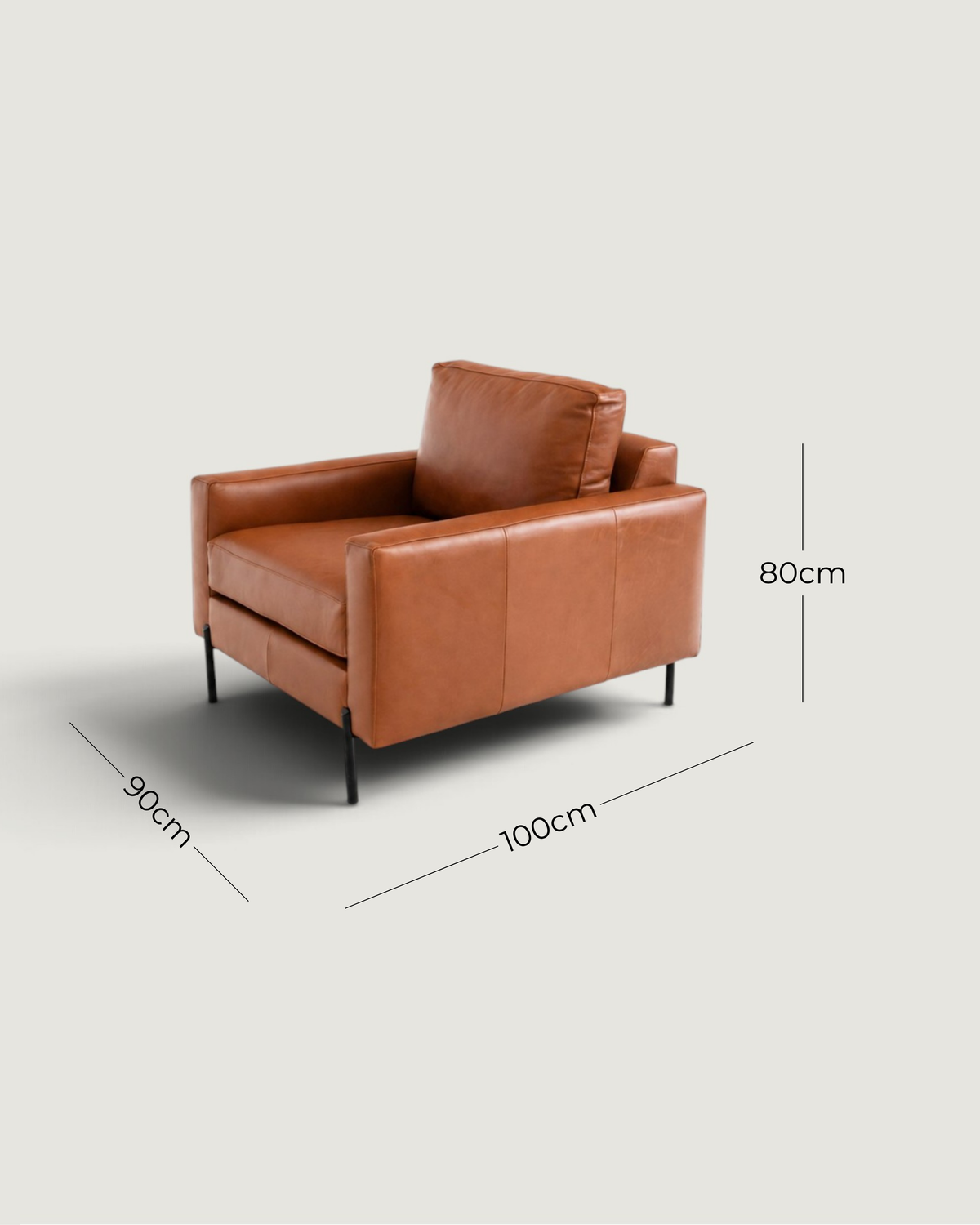 Zanzibar Leather 1 Seater
