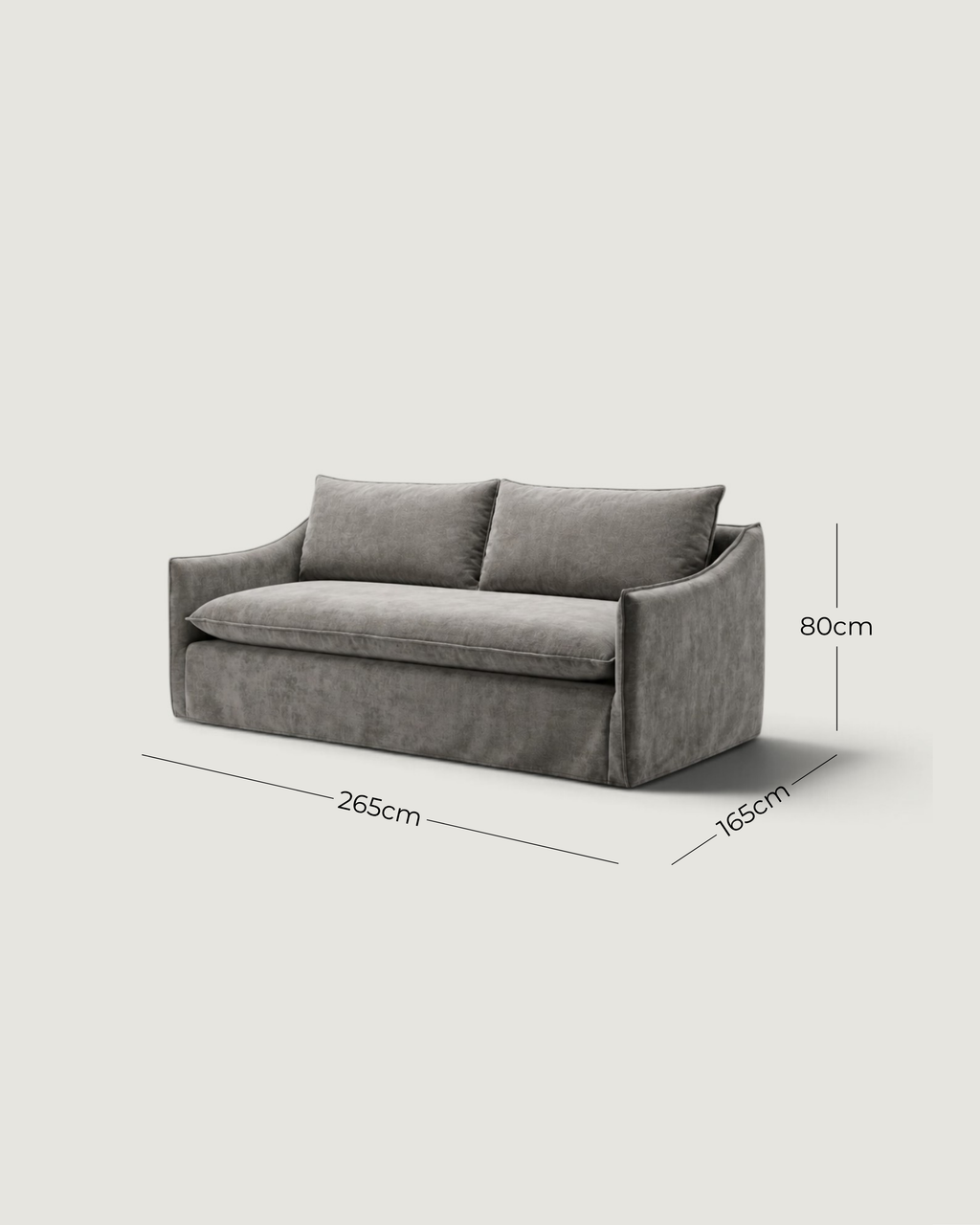 The Savanah Slipcover- 3 Seater