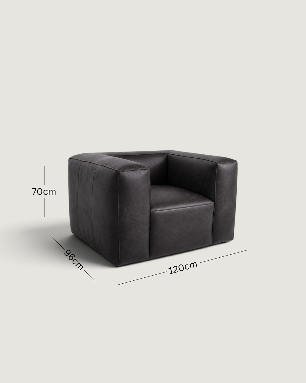 Hudson Leather 1 seater
