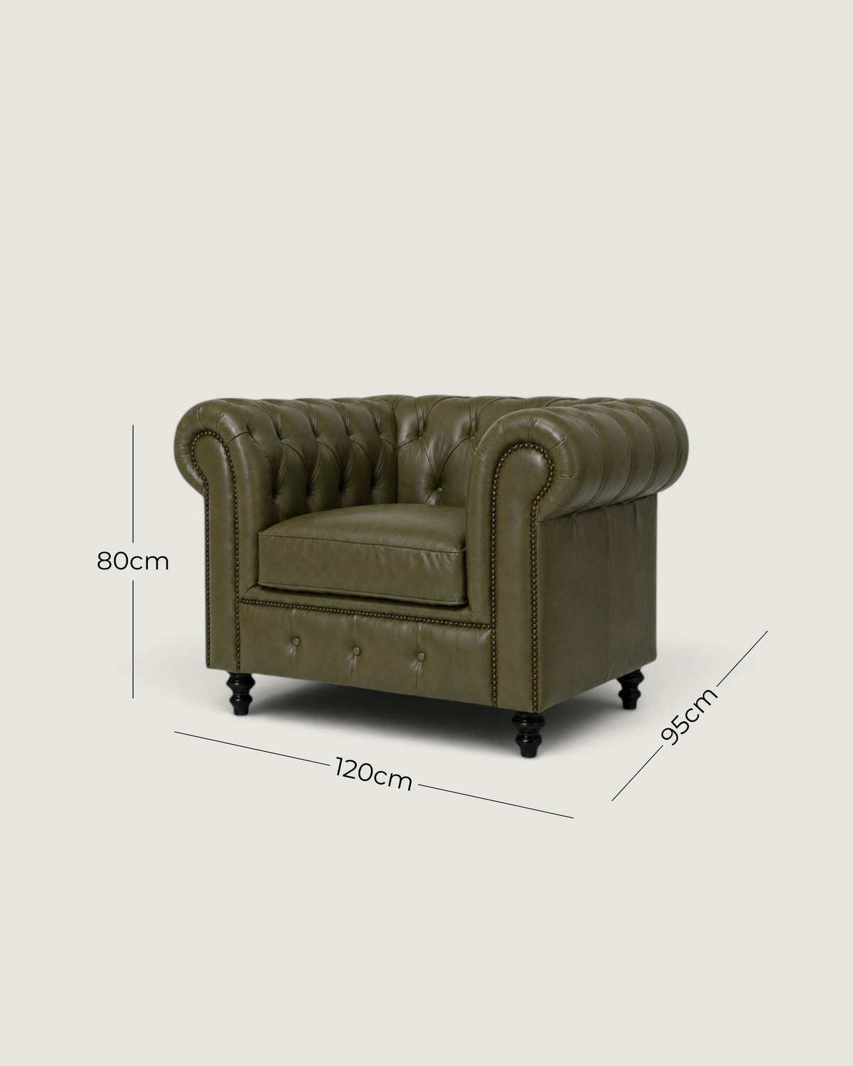 Winchester Leather 1 Seater