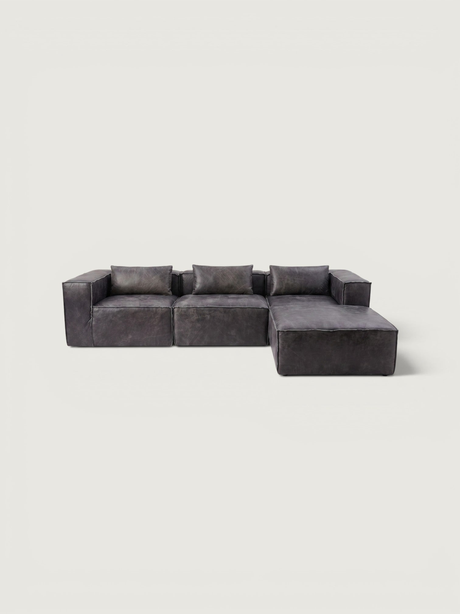 Harvest Leather 4 Piece Modular