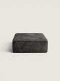 Harvest Leather Ottoman