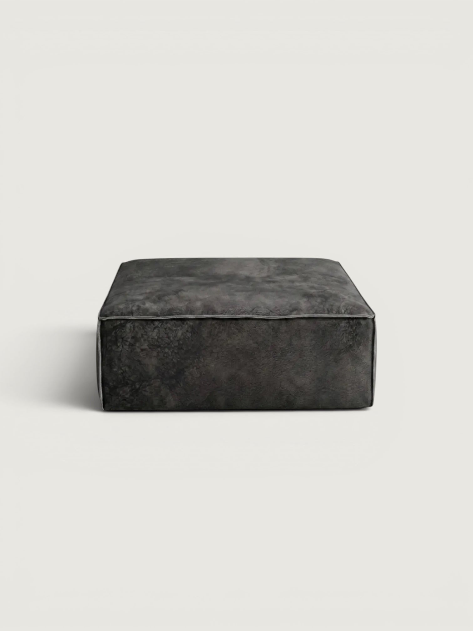 Harvest Leather Ottoman