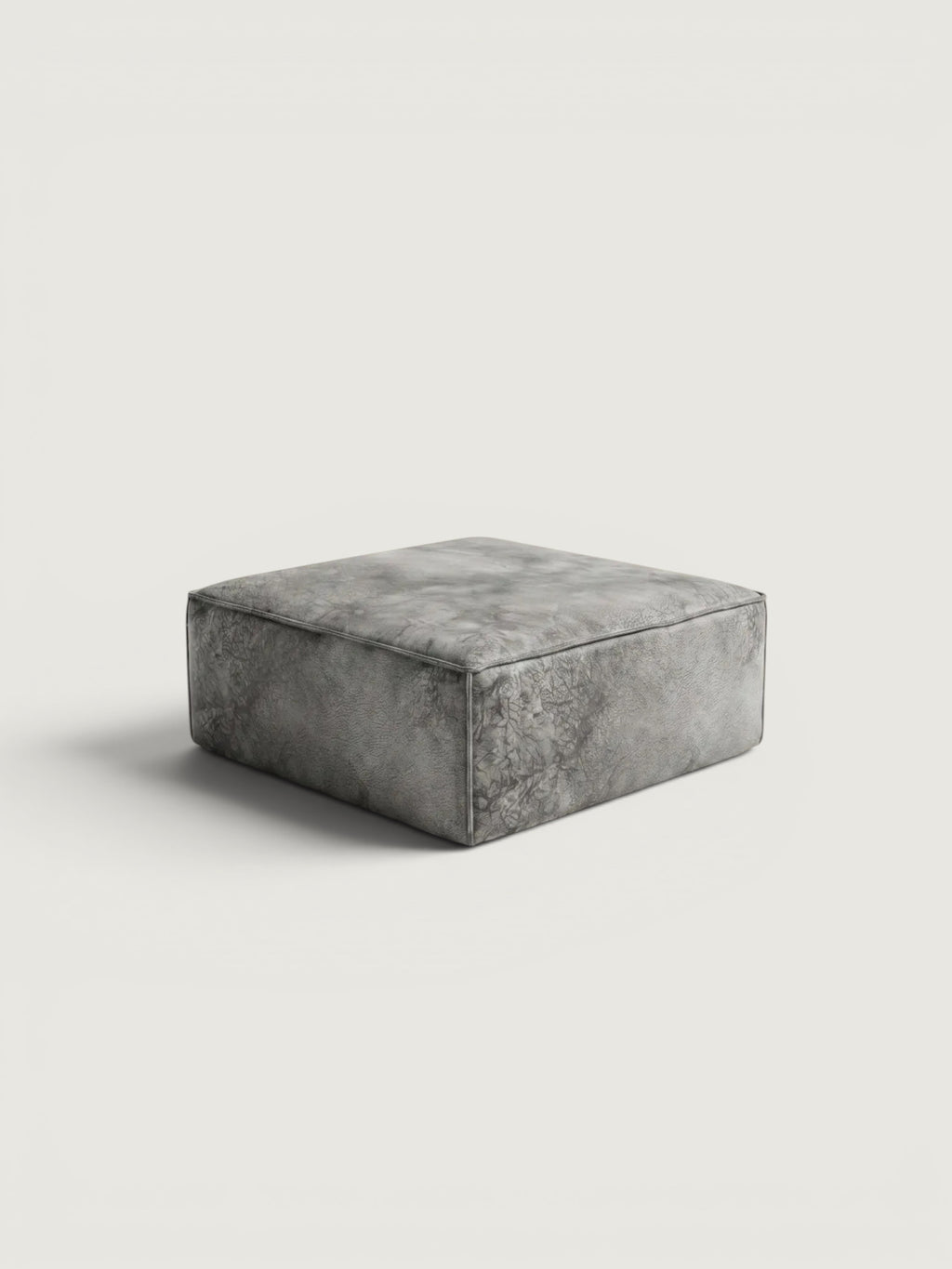 Harvest Leather Ottoman
