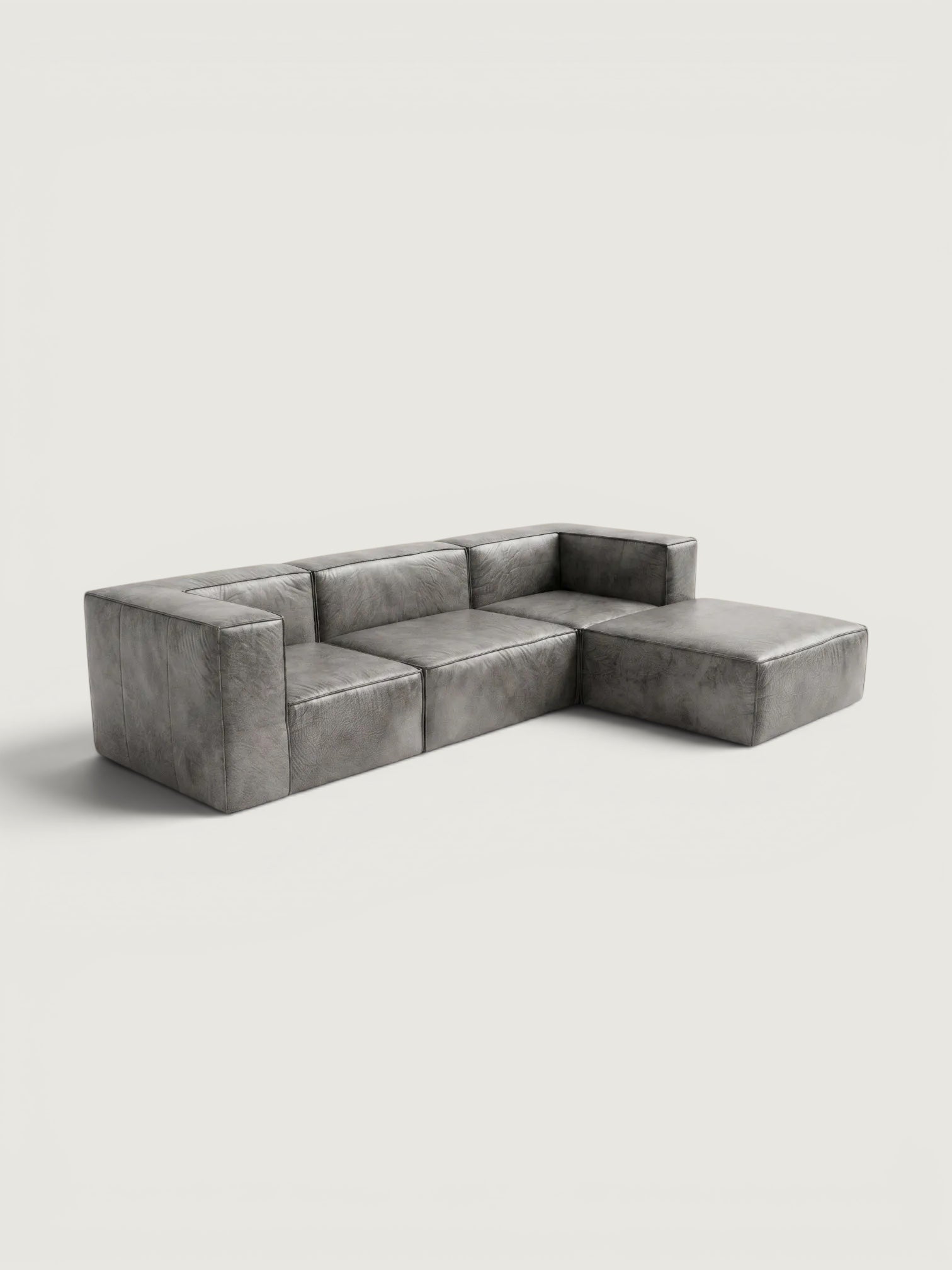 Harvest Leather 4 Piece Modular